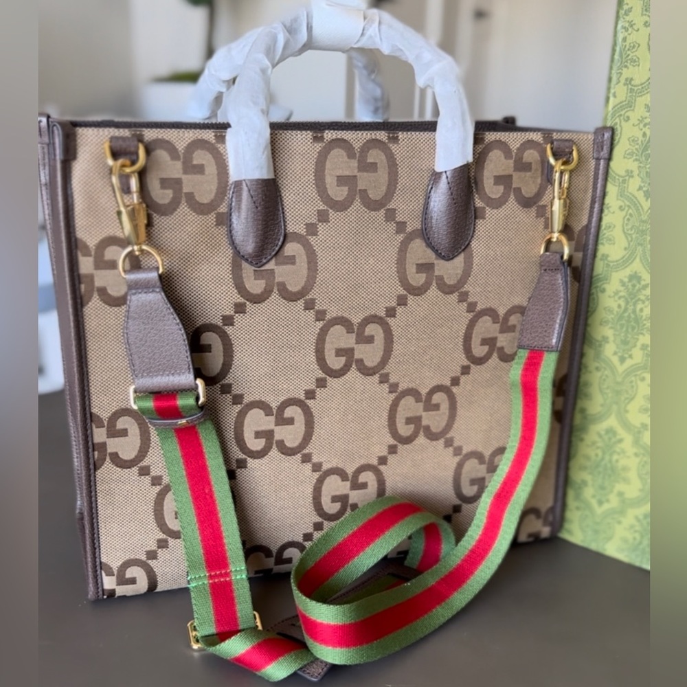 Jumbo GG Tote Bag - Original Receipt, Box and Tags